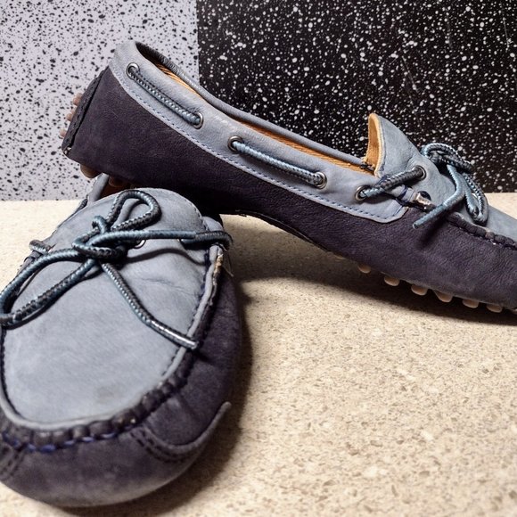 Cole Haan Blue Suede Moccasin - Picture 5 of 7
